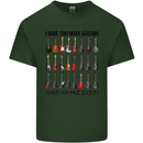 I Have Too Many Guitars Funny Guitarist Mens Cotton T-Shirt Tee Top Forest Green
