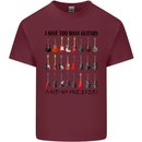 I Have Too Many Guitars Funny Guitarist Mens Cotton T-Shirt Tee Top Maroon