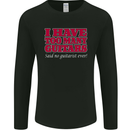 I Have Too Many Guitars Funny Guitarist Mens Long Sleeve T-Shirt Black