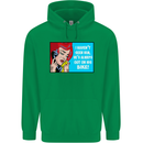 I Haven't Seen Him Biker Funny Motorcycle Mens 80% Cotton Hoodie Irish Green