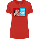 I Haven't Seen Him Playing Football Funny Womens Wider Cut T-Shirt Red