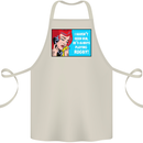 I Haven't Seen Him Playing Rugby Funny Cotton Apron 100% Organic Natural