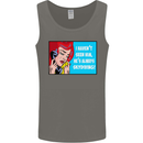 I Haven't Seen Him Skydiving Skydiver Funny Mens Vest Tank Top Charcoal