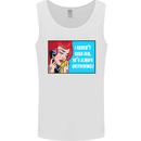 I Haven't Seen Him Skydiving Skydiver Funny Mens Vest Tank Top White