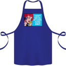 I Haven't Seen Playing Golf Golfing Golfer Cotton Apron 100% Organic Royal Blue