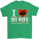 I Heart My Wife 4x4 Mens T-Shirt Cotton Gildan Irish Green