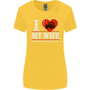I Heart My Wife 4x4 Womens Wider Cut T-Shirt Yellow