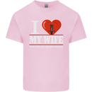 I Heart My Wife Motorbike Biker Motorcycle Mens Cotton T-Shirt Tee Top Light Pink