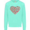 I Heart Red Heads Ginger Hair Funny Mens Sweatshirt Jumper Peppermint