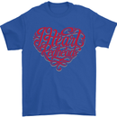 I Heart Red Heads Ginger Hair Funny Mens T-Shirt Cotton Gildan Royal Blue