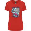 I Know I'm Crazy Funny Bird Slogan Womens Wider Cut T-Shirt Red