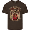I Know It’s Only Rock ’n’ Roll Music Guitar Mens Cotton T-Shirt Tee Top Dark Chocolate