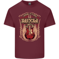 I Know It’s Only Rock ’n’ Roll Music Guitar Mens Cotton T-Shirt Tee Top Maroon