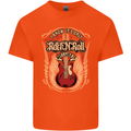 I Know It’s Only Rock ’n’ Roll Music Guitar Mens Cotton T-Shirt Tee Top Orange