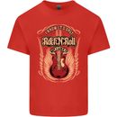 I Know It’s Only Rock ’n’ Roll Music Guitar Mens Cotton T-Shirt Tee Top Red