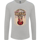 I Know It’s Only Rock ’n’ Roll Music Guitar Mens Long Sleeve T-Shirt Sports Grey