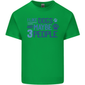 I Like Dogs and Maybe Three People Mens Cotton T-Shirt Tee Top Irish Green