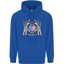 I Love You America 4th of July USA Flag Childrens Kids Hoodie Royal Blue