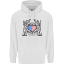 I Love You America 4th of July USA Flag Childrens Kids Hoodie White