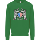 I Love You America 4th of July USA Flag Mens Sweatshirt Jumper Irish Green