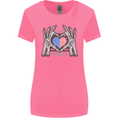 I Love You America 4th of July USA Flag Womens Wider Cut T-Shirt Azalea