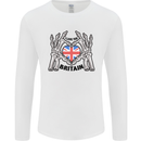 I Love You Great Britain Union Jack Flag UK Mens Long Sleeve T-Shirt White