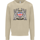 I Love You Great Britain Union Jack Flag UK Mens Sweatshirt Jumper Sand