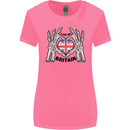 I Love You Great Britain Union Jack Flag UK Womens Wider Cut T-Shirt Azalea