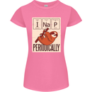I Nap Funny Periodic Table Sloth Geek Sleep Womens Petite Cut T-Shirt Azalea