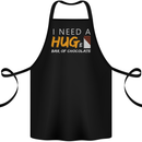 I Need a Huge Bar of Chocolate Cotton Apron 100% Organic Black