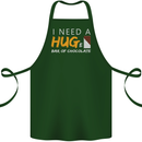 I Need a Huge Bar of Chocolate Cotton Apron 100% Organic Forest Green