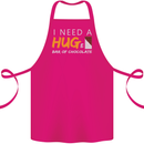 I Need a Huge Bar of Chocolate Cotton Apron 100% Organic Pink