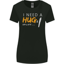 I Need a Huge Spliff Funny Weed Cannabis Womens Wider Cut T-Shirt Black
