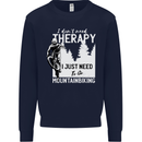 I Need to Go Mountain Biking Funny Cycling Kids Sweatshirt Jumper Navy Blue