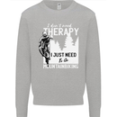I Need to Go Mountain Biking Funny Cycling Kids Sweatshirt Jumper Sports Grey