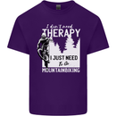 I Need to Go Mountain Biking Funny Cycling Mens Cotton T-Shirt Tee Top Purple