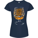 I'd Rather Be Someone's Whiskey Funny Womens Petite Cut T-Shirt Navy Blue