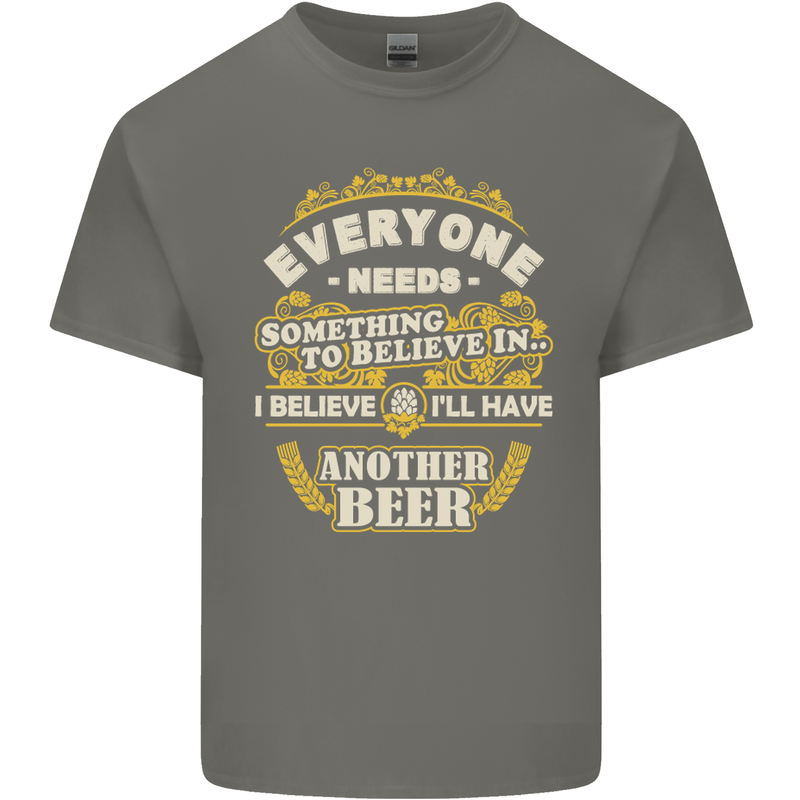 I'll Have Another Beer Funny Alcohol Mens Cotton T-Shirt Tee Top Charcoal