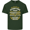 I'll Have Another Beer Funny Alcohol Mens Cotton T-Shirt Tee Top Forest Green