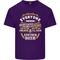 I'll Have Another Beer Funny Alcohol Mens Cotton T-Shirt Tee Top Purple
