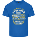 I'll Have Another Beer Funny Alcohol Mens Cotton T-Shirt Tee Top Royal Blue