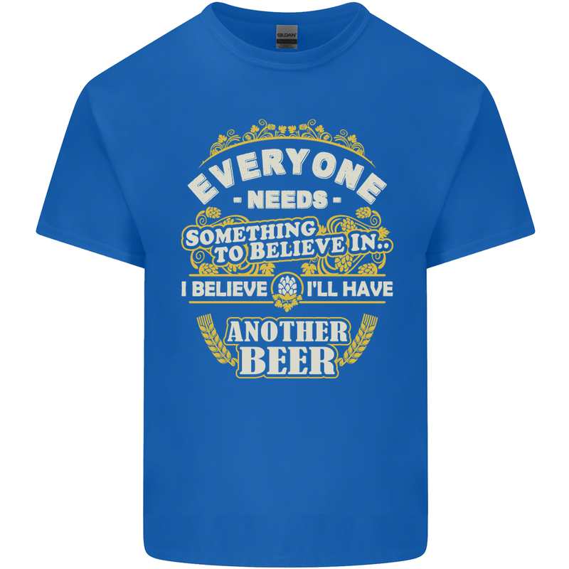 I'll Have Another Beer Funny Alcohol Mens Cotton T-Shirt Tee Top Royal Blue