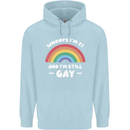 I'm 21 And I'm Still Gay LGBT Mens 80% Cotton Hoodie Light Blue