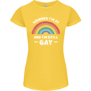 I'm 21 And I'm Still Gay LGBT Womens Petite Cut T-Shirt Yellow