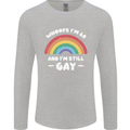 I'm 60 And I'm Still Gay LGBT Mens Long Sleeve T-Shirt Sports Grey