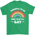 I'm 60 And I'm Still Gay LGBT Mens T-Shirt Cotton Gildan Irish Green