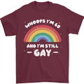 I'm 60 And I'm Still Gay LGBT Mens T-Shirt Cotton Gildan Maroon