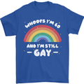 I'm 60 And I'm Still Gay LGBT Mens T-Shirt Cotton Gildan Royal Blue
