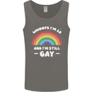 I'm 60 And I'm Still Gay LGBT Mens Vest Tank Top Charcoal
