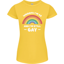 I'm 60 And I'm Still Gay LGBT Womens Petite Cut T-Shirt Yellow